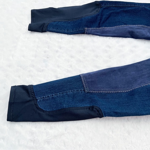 PIPER By SMARTPAK Stretch Denim Full Seat Breeches Riding Jeans - Picture 6 of 15